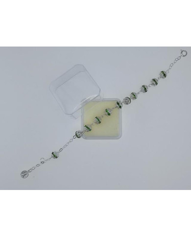 PUL FILIGRANA COM CRISTAIS EMBUTIDOS 8MM