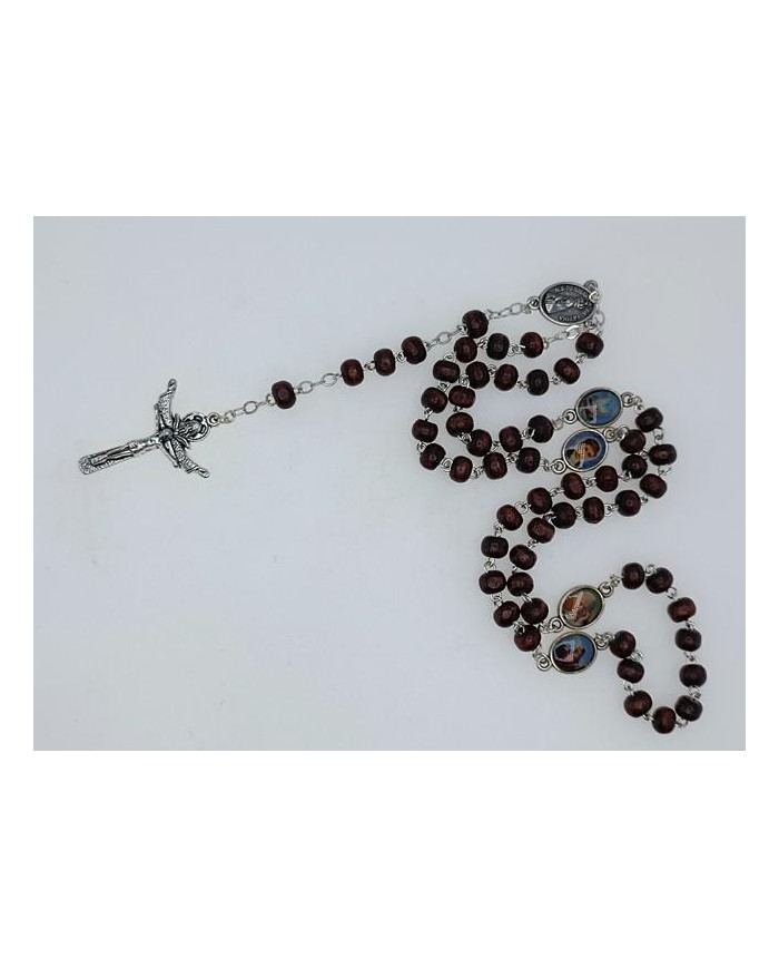 TERCO MADEIRA RED 6MM C/ MEDALHAS PN