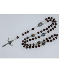 TERCO MADEIRA RED 6MM C/ MEDALHAS PN