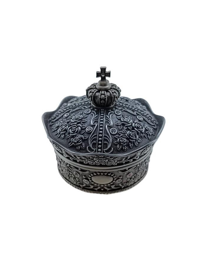 CAIXA ESTANHO FORMA COROA L