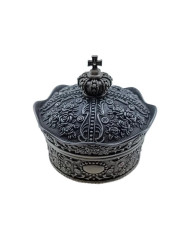 CAIXA ESTANHO FORMA COROA L