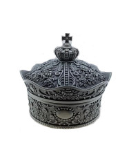 CAIXA ESTANHO FORMA COROA XL