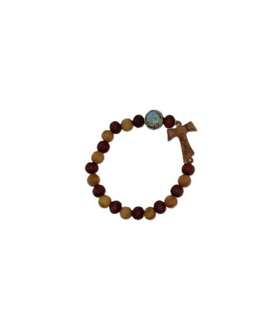 PULSEIRA ELASTICA MADEIRA CRUZ TAU