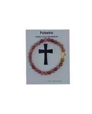 PUL ELAST CRUZ RODONITA 6MM