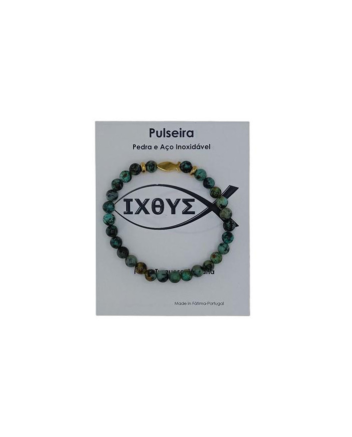 PUL ELAST PEIXE TURQUESA AFRICANA 6MM