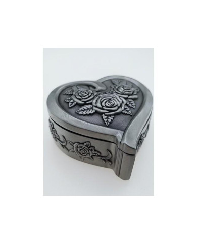 CAIXA ESTANHO FORMA CORACAO MEDIO