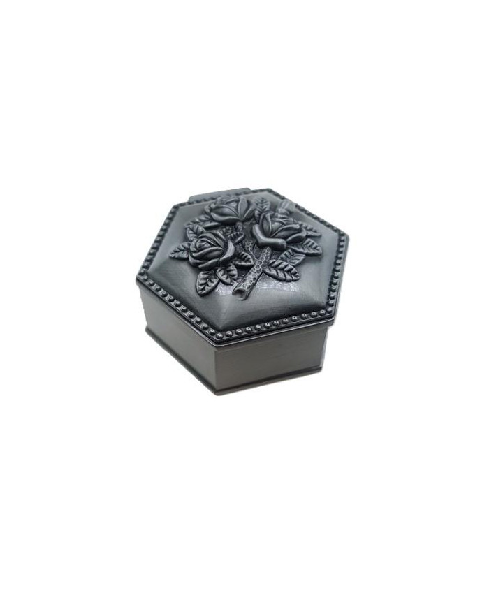 CAIXA ESTANHO FORMA HEXAGONO