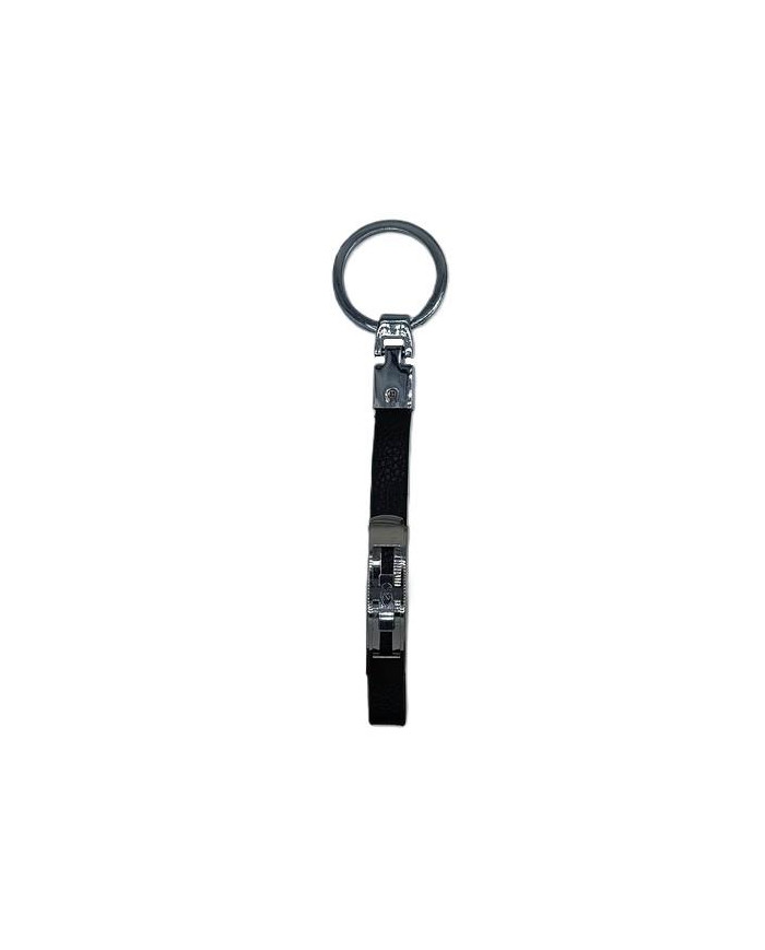 PORTA-CHAVES IMIT PELE C/ CR ACO NS PRETO