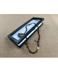 COLAR TERCO CORDEL PEDRA 6MM D ML