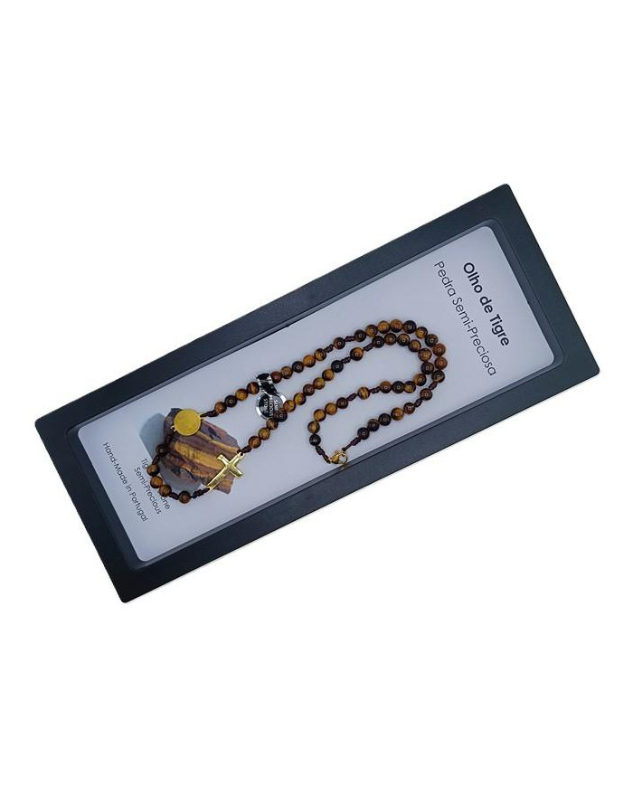 COLAR TERCO CORDEL PEDRA 6MM D ML