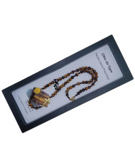 COLAR TERCO CORDEL PEDRA 6MM D ML