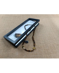 COLAR TERCO CORDEL PEDRA 6MM D SB