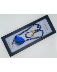 COLAR TERCO CORDEL PEDRA 6MM D SB