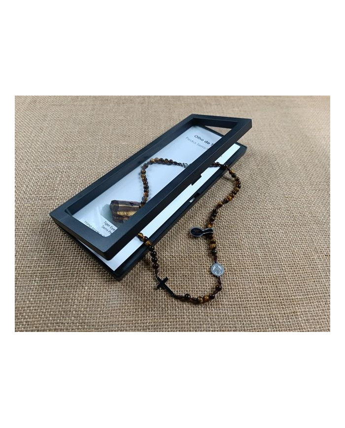 COLAR TERCO CORDEL PEDRA 6MM P ML