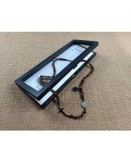 COLAR TERCO CORDEL PEDRA 6MM P ML