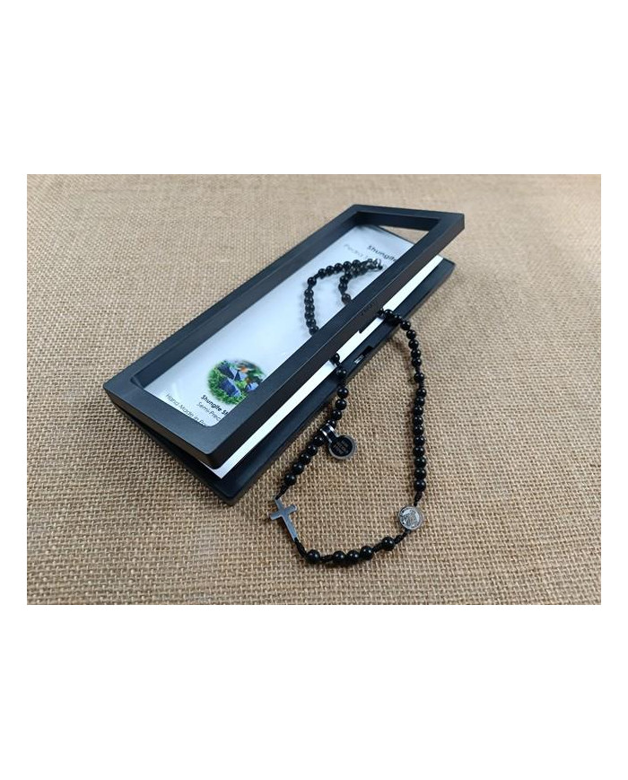 COLAR TERCO CORDEL PEDRA 6MM P ML