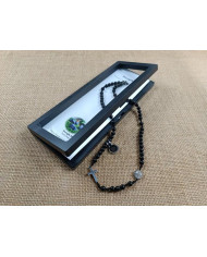 COLAR TERCO CORDEL PEDRA 6MM P ML