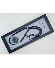 COLAR TERCO CORDEL PEDRA 6MM P ML