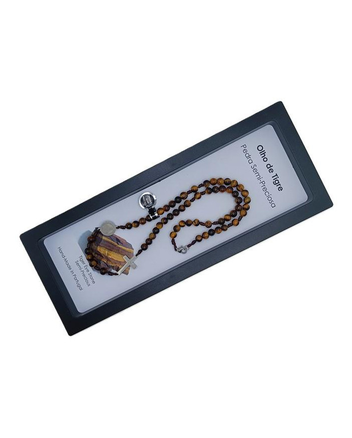 COLAR TERCO CORDEL PEDRA 6MM P ML