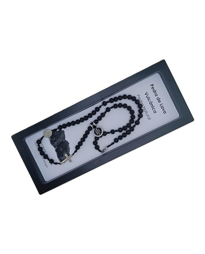 COLAR TERCO CORDEL PEDRA 6MM P ML