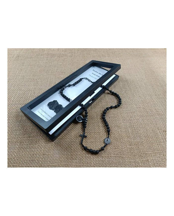 COLAR TERCO CORDEL PEDRA 6MM P SB