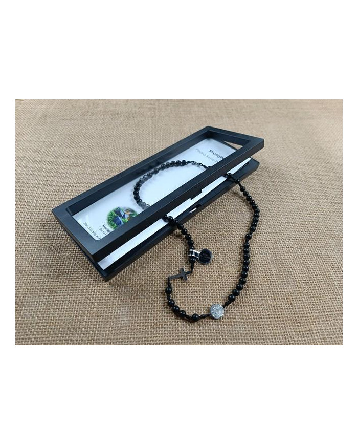 COLAR TERCO CORDEL PEDRA 6MM P SB