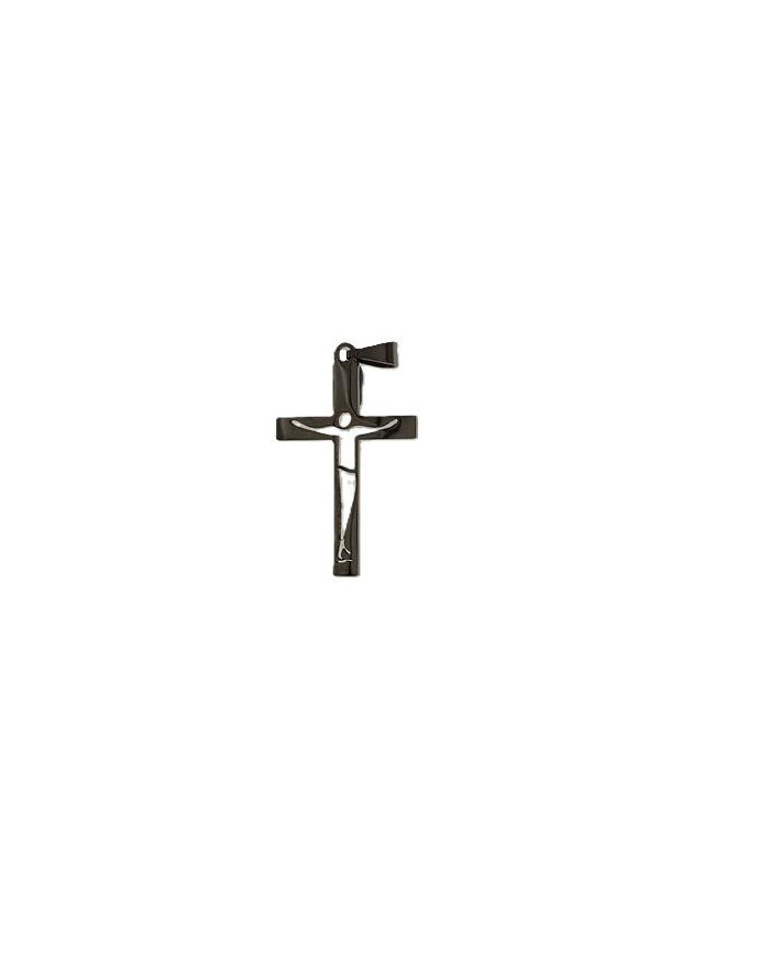 CRUZ ACO 34MM QUADRADA ABERTA CRISTO