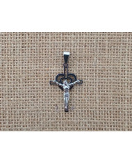 CRUZ ACO 38MM DESIGN CORACAO CRISTO