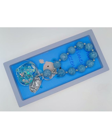 DEZENA FIO PAREDE PLAST ACRIL 20MM C/ GLITER