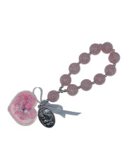 DEZENA FIO PAREDE PLAST ACRIL 20MM C/ GLITER