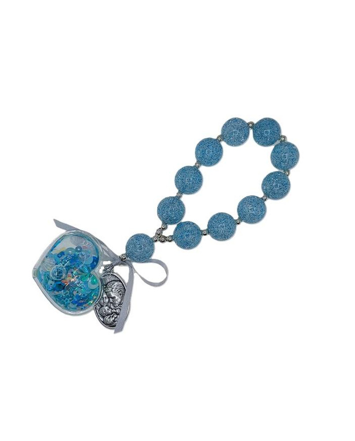 DEZENA FIO PAREDE PLAST ACRIL 20MM C/ GLITER