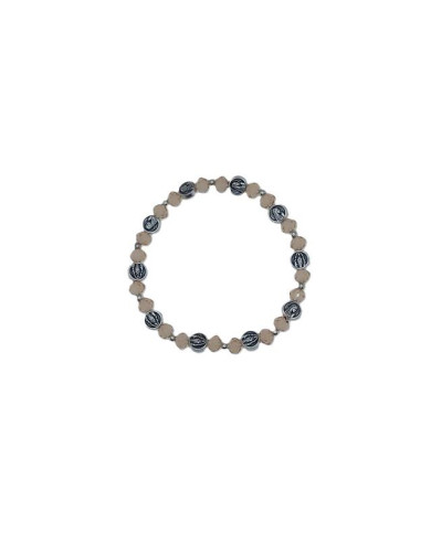 PUL DEZENA ELAST CRISTAL 6X4MM LS