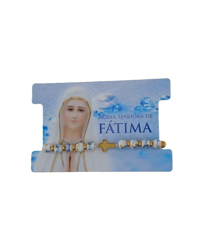 PUL DEZ FIO CERAMICA/INOX CRUZ 6MM