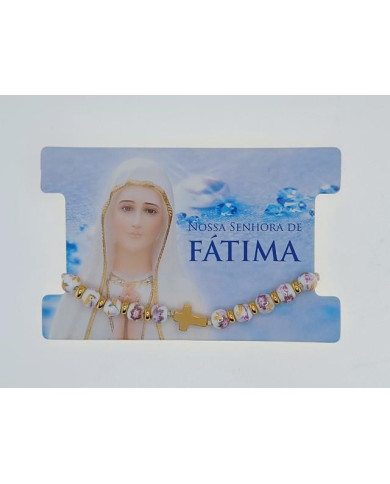 PUL DEZ FIO CERAMICA/INOX CRUZ 6MM