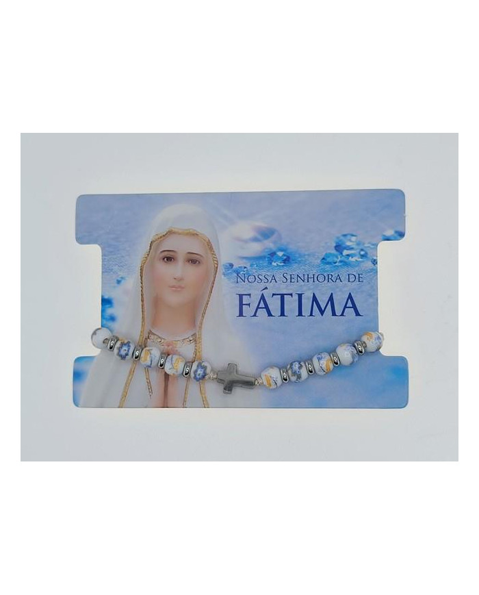 PUL DEZ FIO CERAMICA/INOX CRUZ 6MM