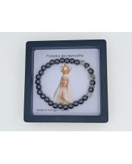 PUL ELAST HEMATITE REDONDA 6MM E CT ZAMAC