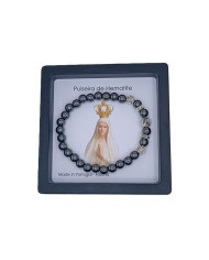 PUL ELAST HEMATITE REDONDA 6MM E CT ZAMAC