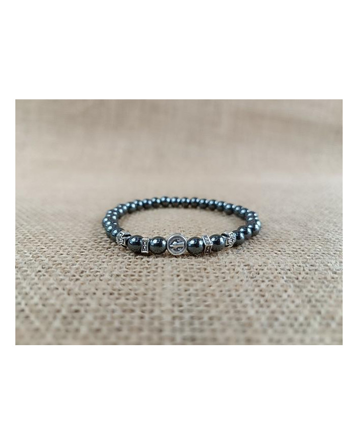 PUL ELAST HEMATITE REDONDA 6MM E CT ZAMAC SB