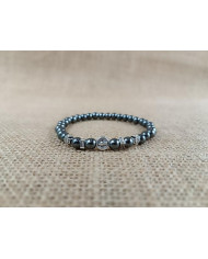 PUL ELAST HEMATITE REDONDA 6MM E CT ZAMAC SB