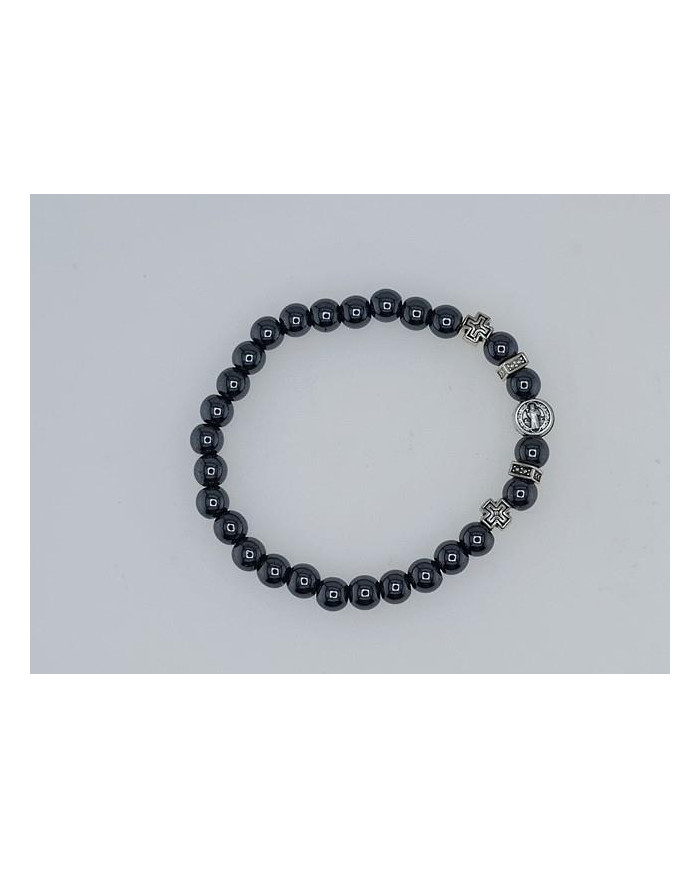 PUL ELAST HEMATITE REDONDA 6MM E CT ZAMAC SB