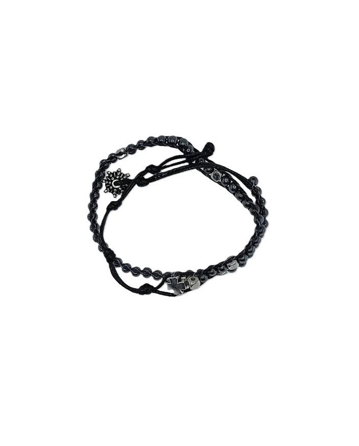PUL TERCO "WRAP AROUND" HEMATITE REDONDA 4MM