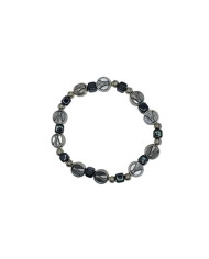 PUL DEZENA ELAST HEMATITE CUBO 6MM