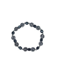 PUL DEZENA ELAST HEMATITE CUBO 6MM