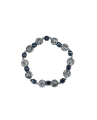 PUL DEZENA ELAST HEMATITE CUBO 6MM