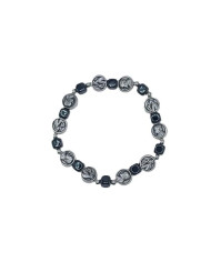 PUL DEZENA ELAST HEMATITE CUBO 6MM