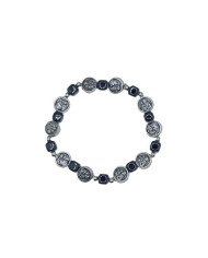 PUL DEZENA ELAST HEMATITE CUBO 6MM