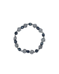 PUL DEZENA ELAST HEMATITE CUBO 6MM