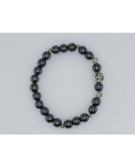 PUL DEZENA ELAST HEMATITE REDONDA 8MM