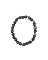 PUL DEZENA ELAST HEMATITE REDONDA 8MM