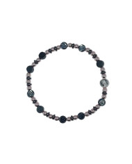 PUL DEZENA ELAST HEMATITE ROSA 6MM MJ